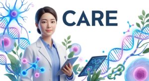 편안한 표정으로 회복 중인 환자와 의료 상담 이미지